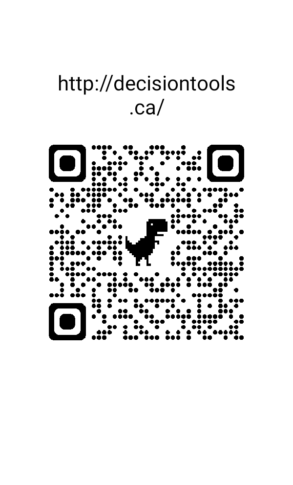Scan QR code for Decision Helper - decisiontools.ca